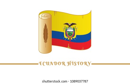 ecuador flag and ecuador history
