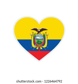 Ecuador flag. Ecuador love flag.