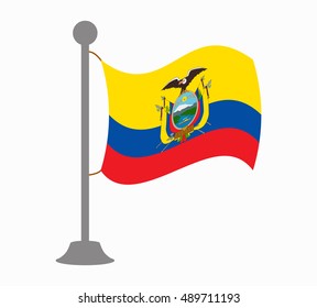 ecuador flag mast