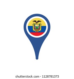 Ecuador flag pointer