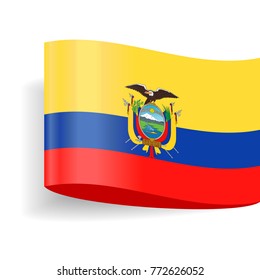 Ecuador Flag Vector Icon - Illustration