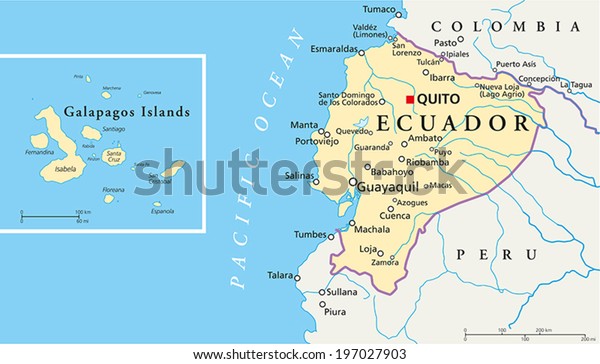 314 Ecuador Map Galapagos Images, Stock Photos & Vectors | Shutterstock