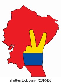 Ecuador hand signal