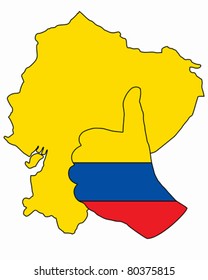 Ecuador hand signal