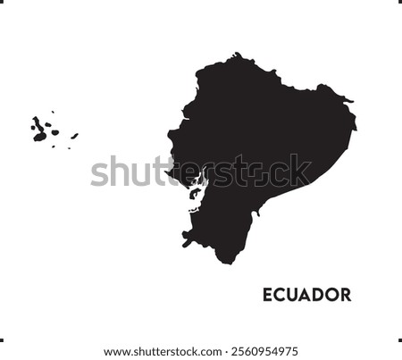 Ecuador icon vector design, Ecuador Logo design, Ecuador's unique charm and natural wonders, Use it in your marketing materials, travel guides, or digital projects, Ecuador map logo vector