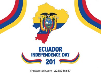 Ecuador Independence Day of 201 th banner