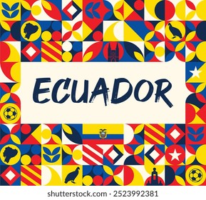 ecuador independence day banner design