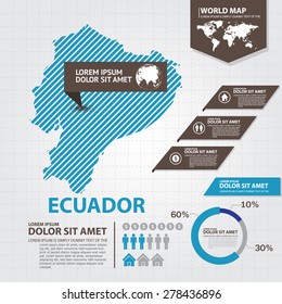 Ecuador Map Infographic