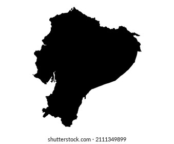 Ecuador map isolated  on png or transparent  background,Symbol of Ecuador , template for banner,card,advertising, magazine, and business matching country poster, vector illustration 