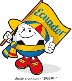 Ecuador Soccer Mascot