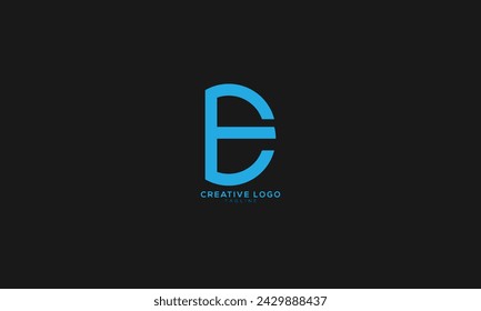 ED DE Abstract initial monogram letter alphabet logo design