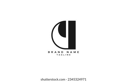 ED, DE, D, Abstract initial monogram letter alphabet logo design