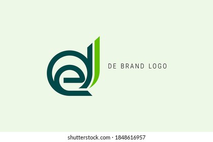 ED and DE letter logo design for multiple use , Icon , apps icon , logo