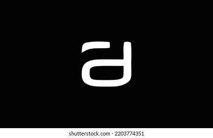 ED DE logo design concept with background. Initial based creative minimal monogram icon letter. Modern luxury alphabet vector design