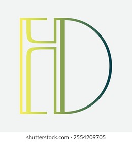 ed Initial Letter Logo Symbol