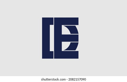 ED letter icon design, Creative modern letters icon, luxury vector illustration premium vector