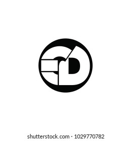 ed letter logo
