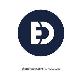 ED letter logo design for multiple use , Icon , apps icon , logo  svg