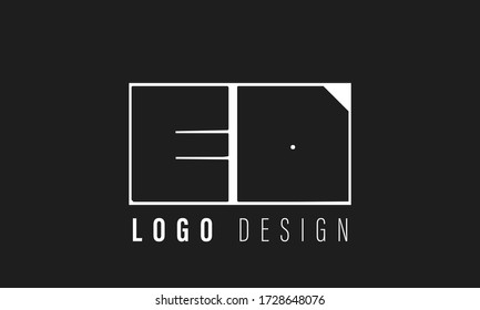 ED letter Logo Design Template Vector
