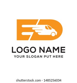 ED Letter logo vector design template