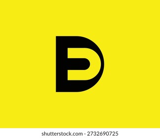 Design do logotipo ED e Design do logotipo DE