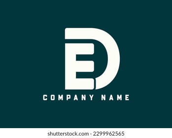 ED Logo Design - Make Your Brand Stand Out With ED Monogram Logo
