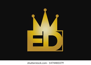 ed logo with gold crown