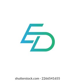 ED Logo, ED Monogram, Initials ED Logo, Letter ED Logo Design svg