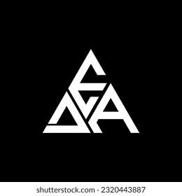 EDA letter logo creative design with vector graphic, EDA simple and modern logo. EDA luxurious alphabet design  