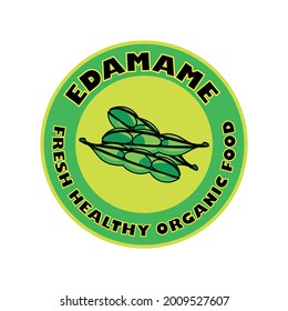 edamame illustration design logo vector