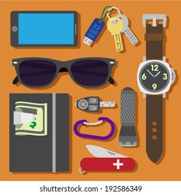 (EDC) or Every Day Carry refers to a small collection of tools, equipment and supplies that are carried on a daily basis to assist in tackling situations ranging from the mundane to the disastrous.