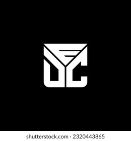 EDC letter logo creative design with vector graphic, EDC simple and modern logo. EDC luxurious alphabet design  
