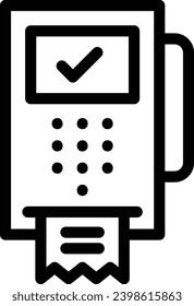 EDC single vector line icon