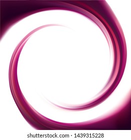 Eddy volute border frame banner icon sign. Fluid mixed dark plum color curvy ripple surface space for text in glowing white center. Juicy vinous fruits: grape, blackcurrant, mulberry, cherry, bilberry