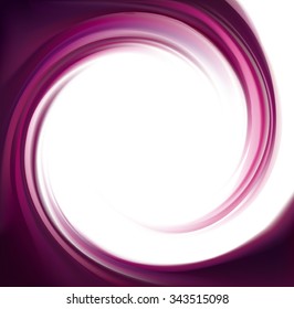 Eddy volute fond. Fluid mixed dark plum color curvy ripple surface with space for text in glowing white center. Appetizing yummy juicy vinous fruits: grape, blackcurrant, mulberry, cherry, bilberry