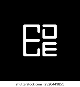 EDE letter logo creative design with vector graphic, EDE simple and modern logo. EDE luxurious alphabet design  