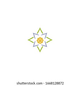 Edelweiss Logo Template vector symbol nature