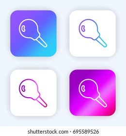 Edema bright purple and blue gradient app icon