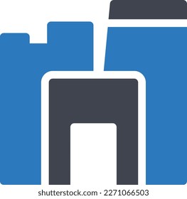 edfu Vector illustration on a transparent background. Premium quality symmbols. Glyphs vector icons for concept and graphic design.