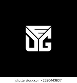 Diseño creativo del logotipo de la letra EDG con gráfico vectorial, logotipo sencillo y moderno de EDG. Diseño de alfabetos lujosos EDG  