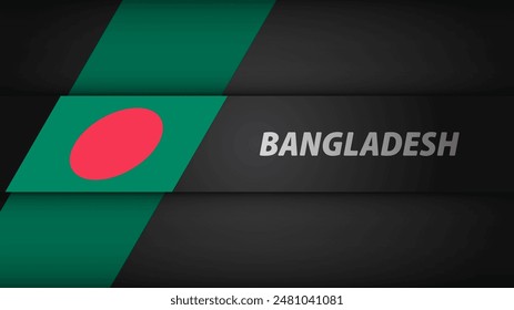 Edge background Bangladesh graphic and label. Element of impact for the use you want to make of it.