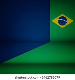 Edge background Brazil graphic and label. Element of impact for the use you want to make of it.