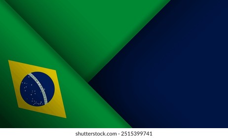 Edge background Brazil graphic and label. Element of impact for the use you want to make of it.