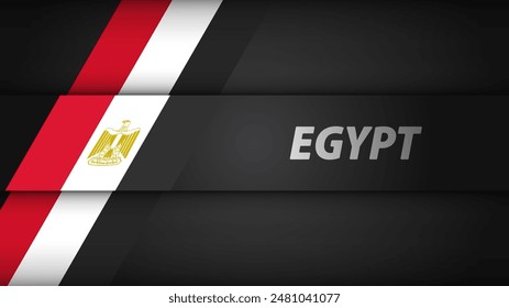Edge background Egypt graphic and label. Element of impact for the use you want to make of it.