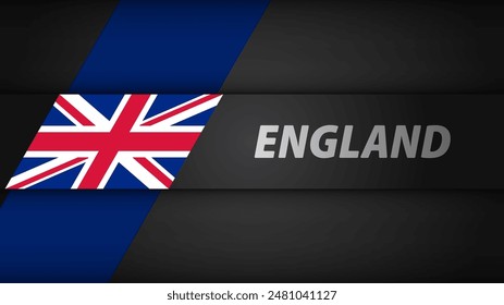 Edge background England graphic and label. Element of impact for the use you want to make of it.