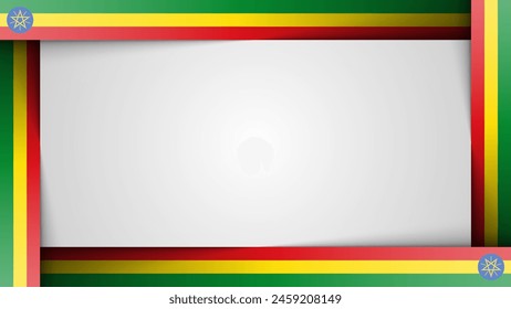 Edge background Ethiopia graphic and label. Element of impact for the use you want to make of it.