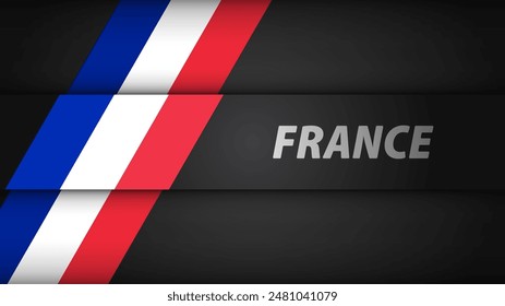 Edge background France graphic and label. Element of impact for the use you want to make of it.
