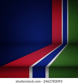 Edge background Gambia graphic and label. Element of impact for the use you want to make of it.