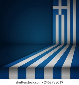 Edge background Greece graphic and label. Element of impact for the use you want to make of it.