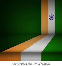 Edge background India graphic and label. Element of impact for the use you want to make of it.